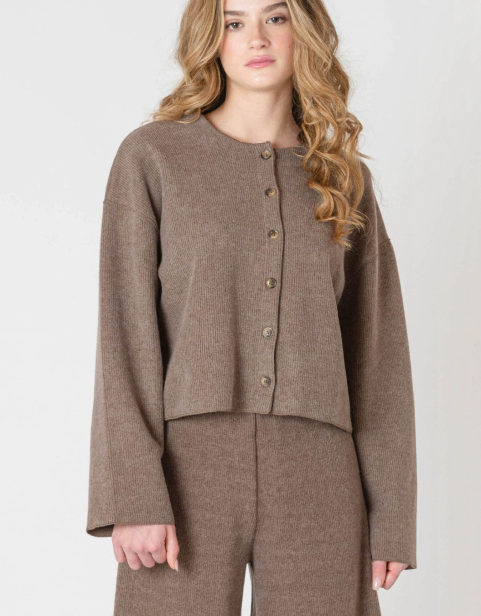 Dex Rory Ribbed Cardigan