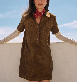Z Supply Authentic Suede Mini Dress