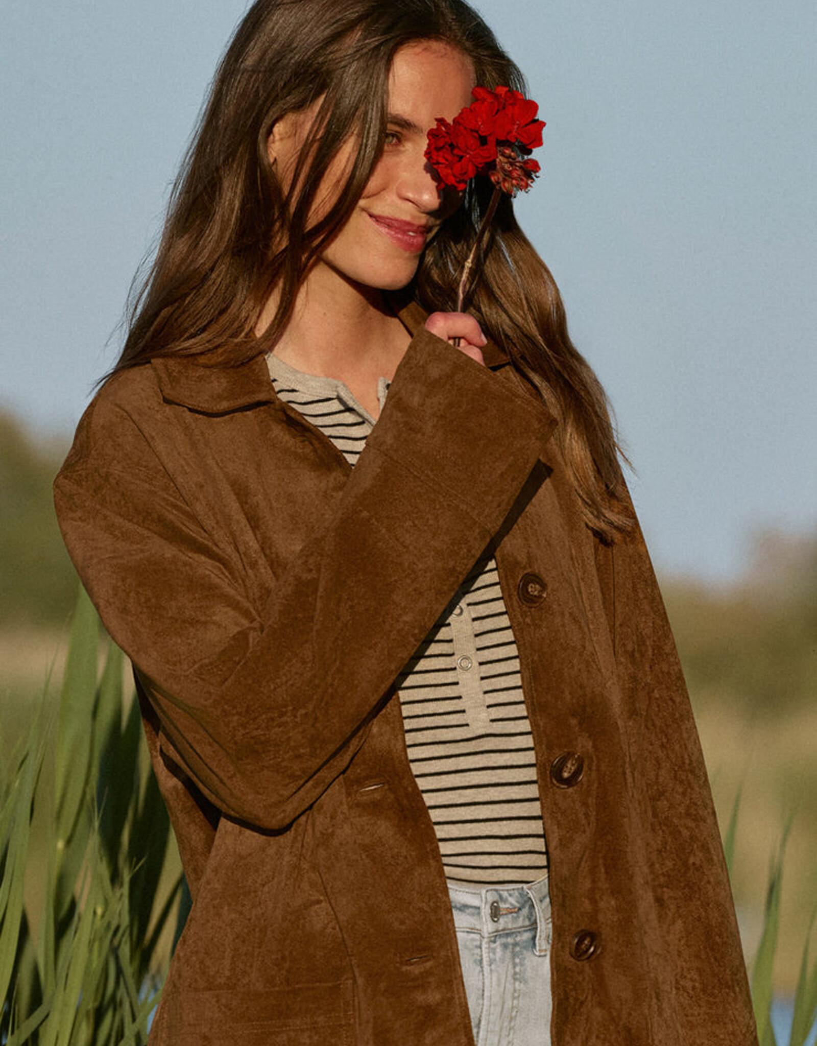 Z Supply Decker Suede Coat