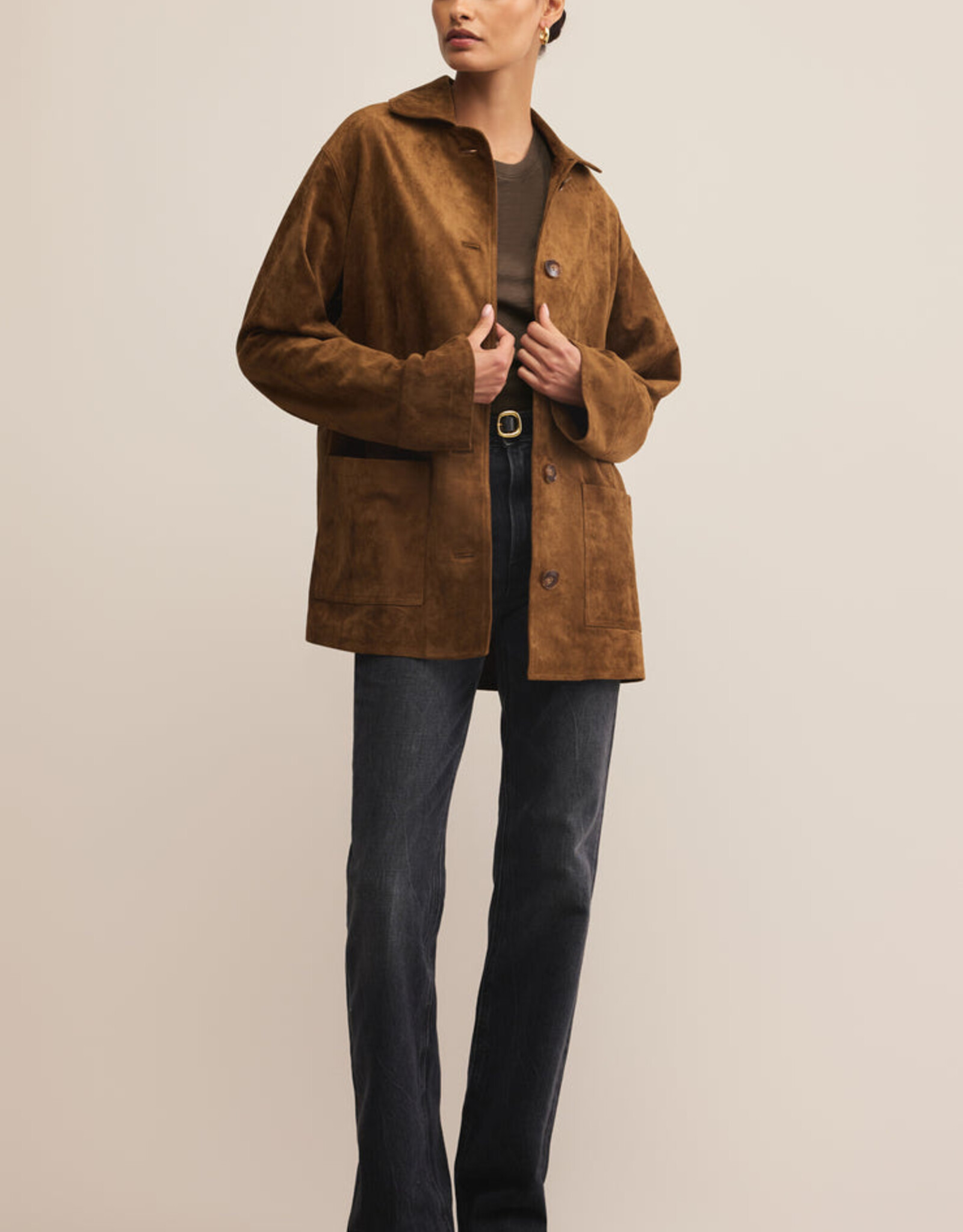 Z Supply Decker Suede Coat