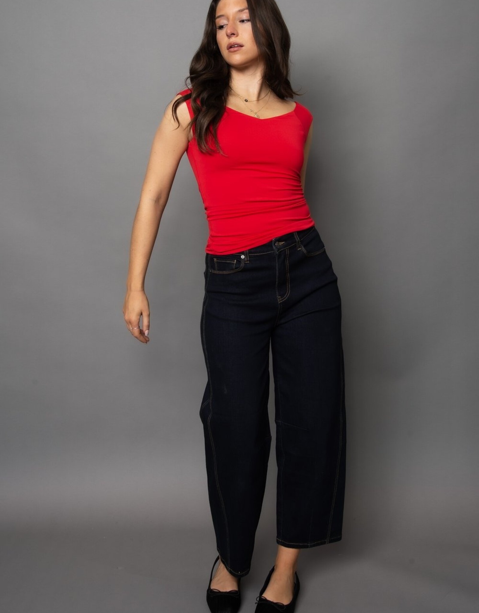RD Style Barni Stretch Denim Barrel Pant