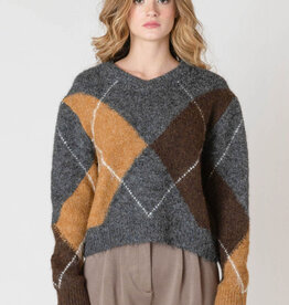 Dex Ari Argyle Sweater
