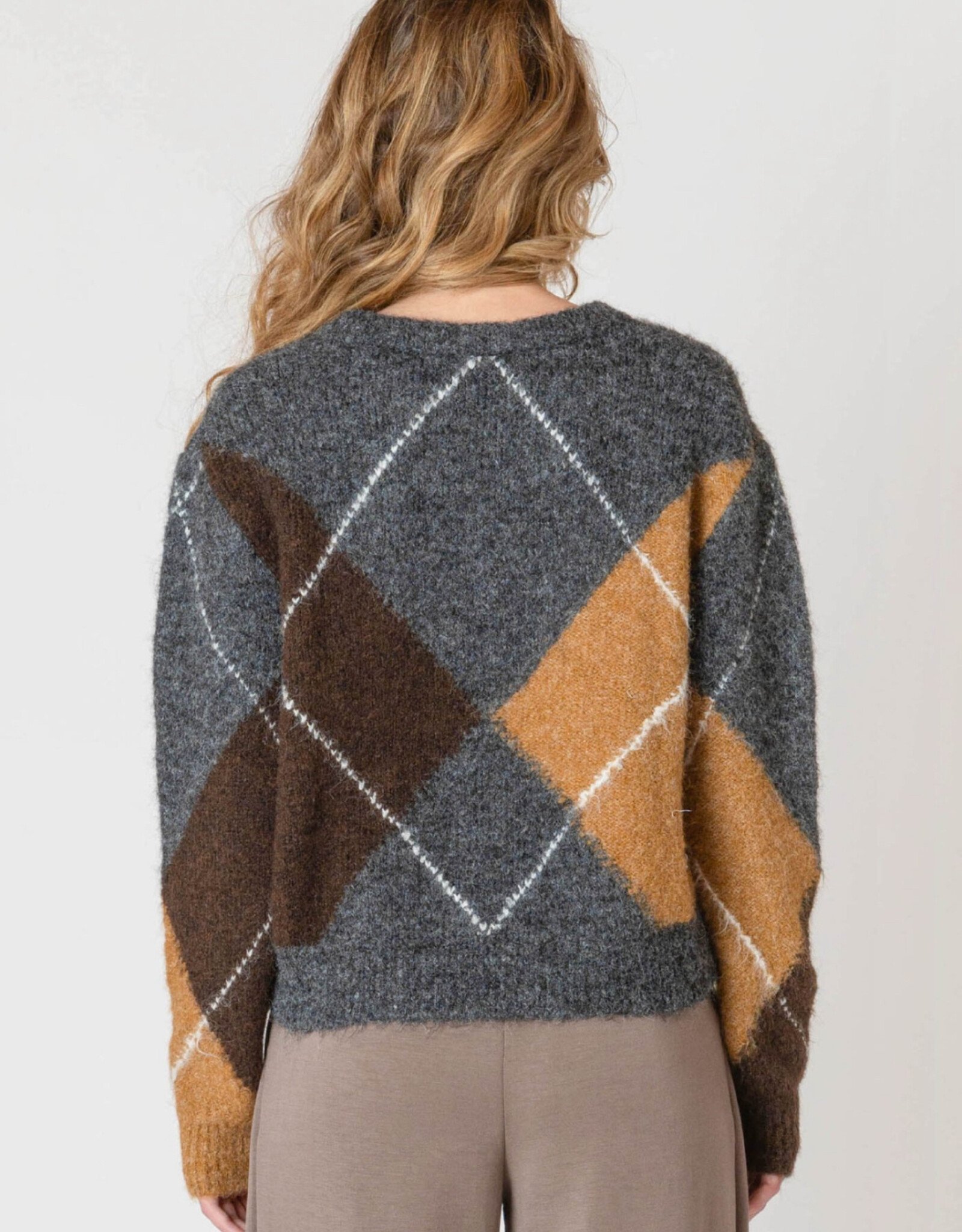 Dex Ari Argyle Sweater