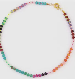 Hoop La Gemstone Candy Bead Necklace