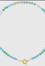 Hoop La Gemstone Candy Bead Necklace