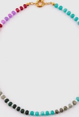 Hoop La Gemstone Candy Bead Necklace