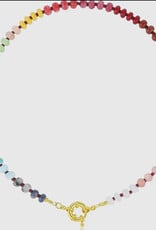 Hoop La Gemstone Candy Bead Necklace