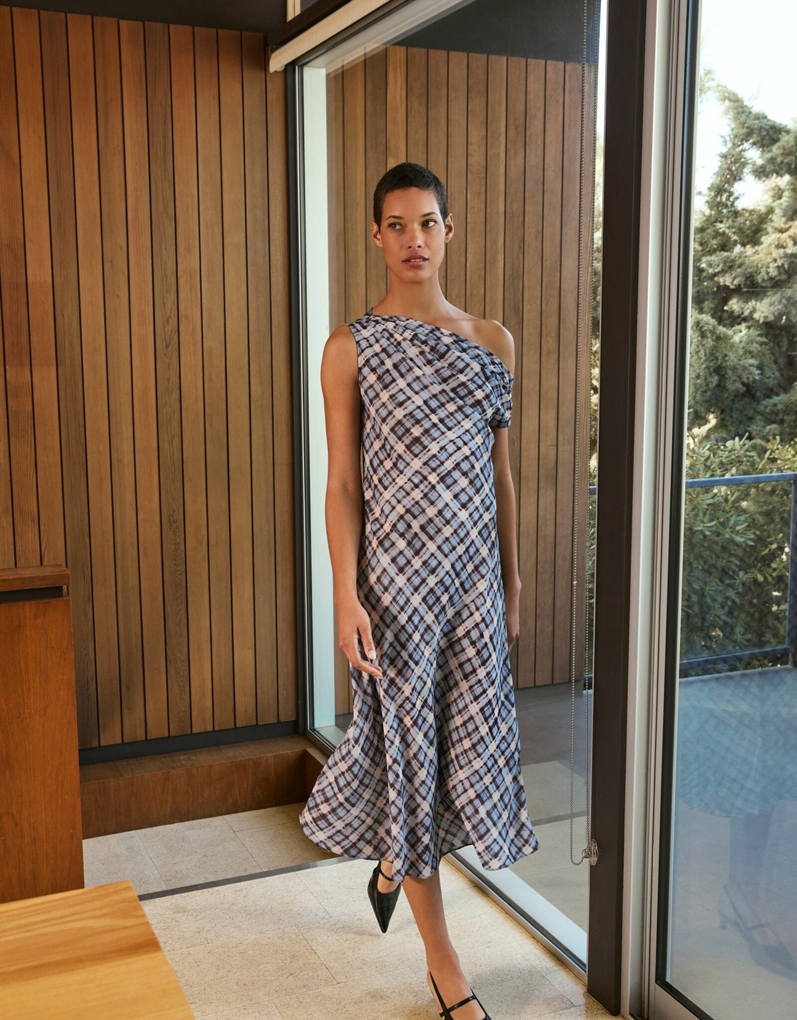 LucyParis Ace Asymmetrical Dress