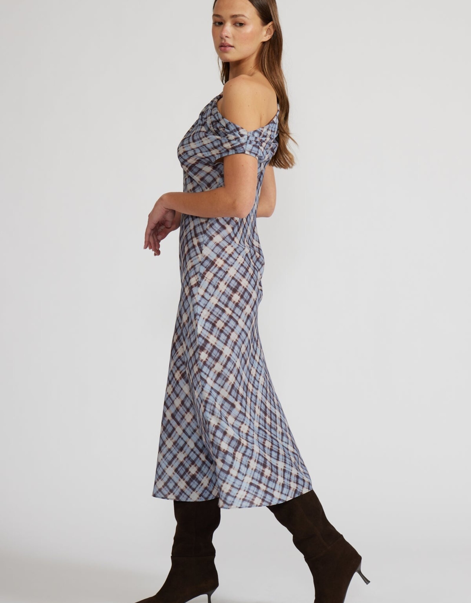 LucyParis Ace Asymmetrical Dress