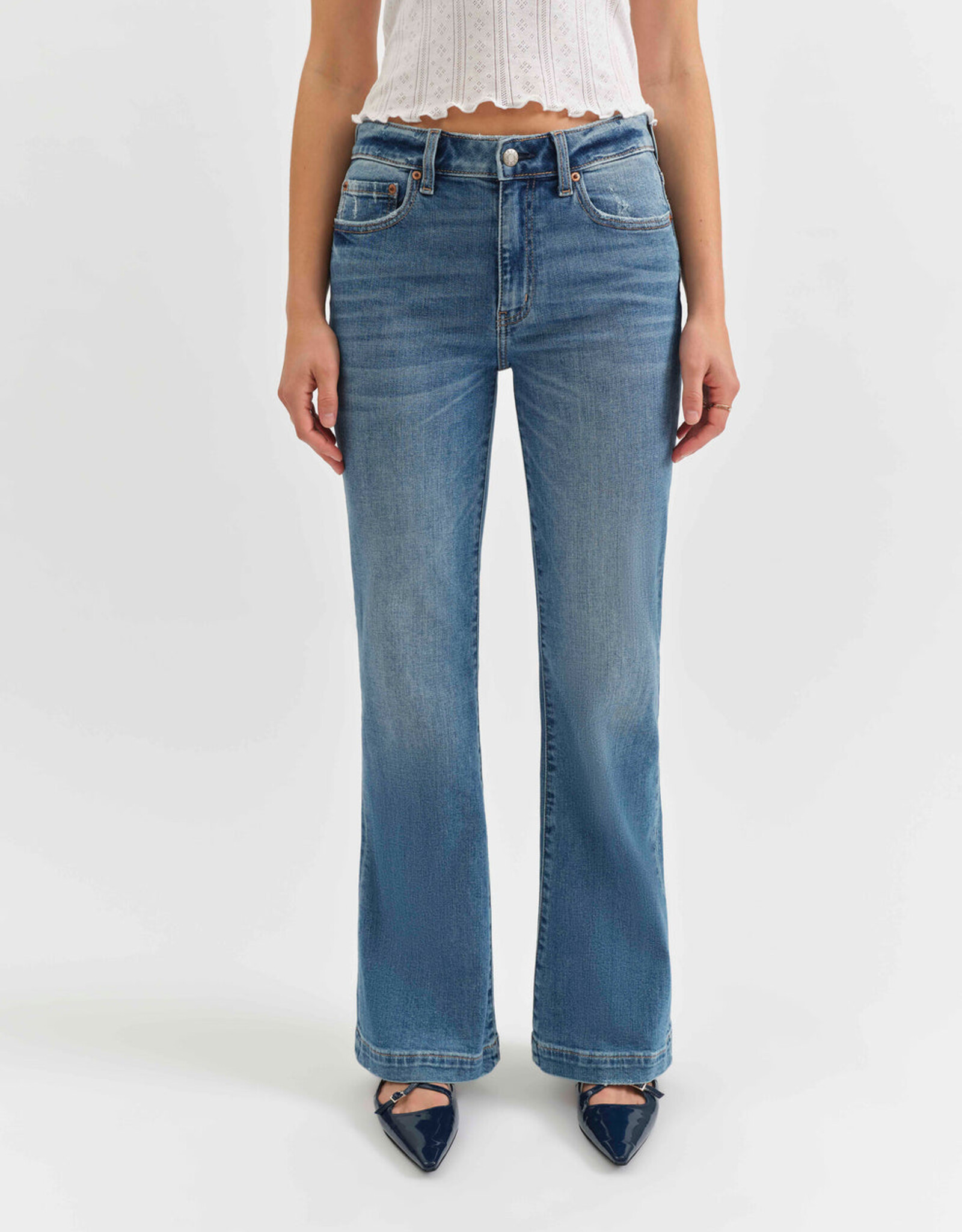 Daze Heartbreaker Mid Rise Flare