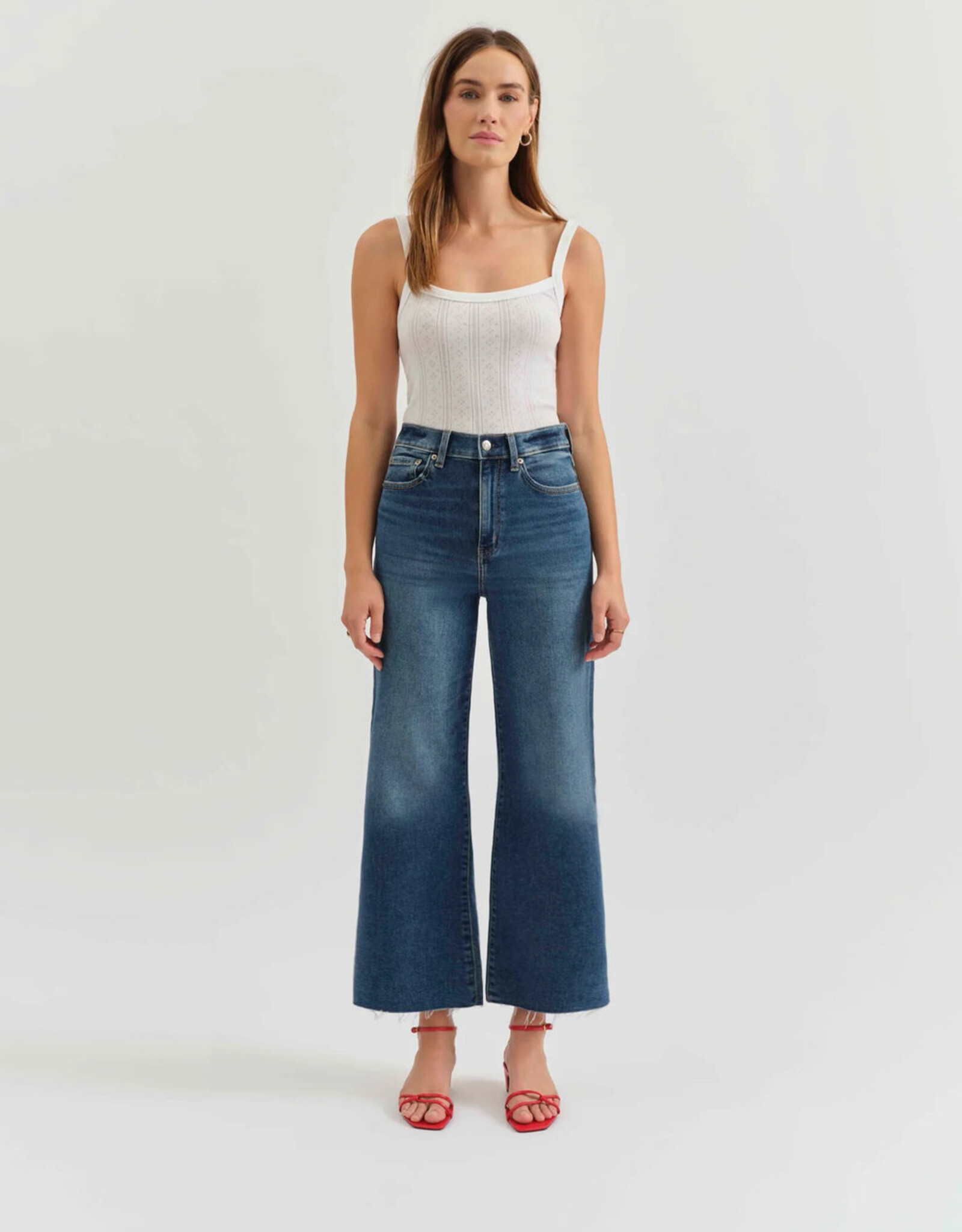 Daze Pleaser Hi Rise Wide Ankle