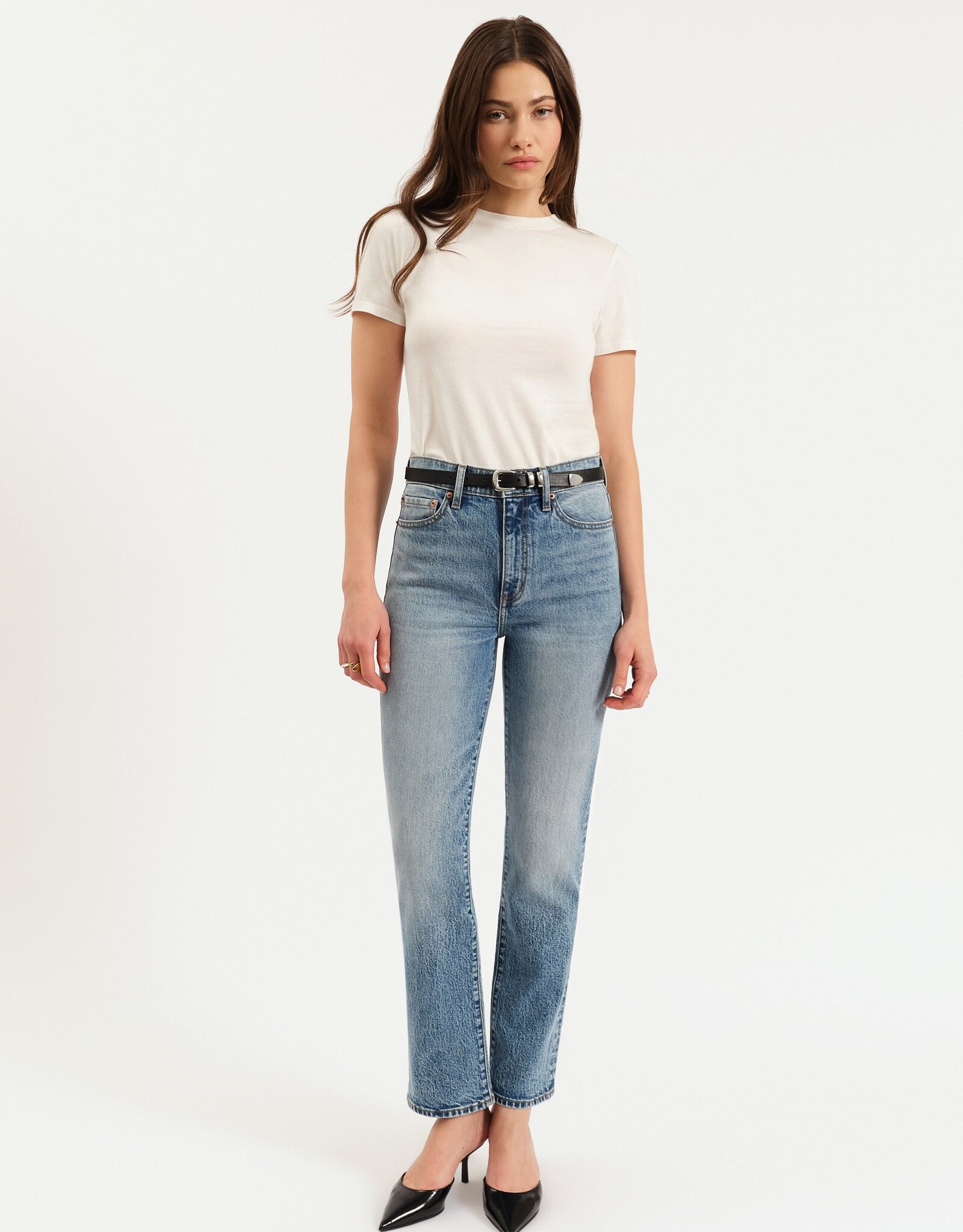 Daze Smarty Pants Hi Rise Slim Straight