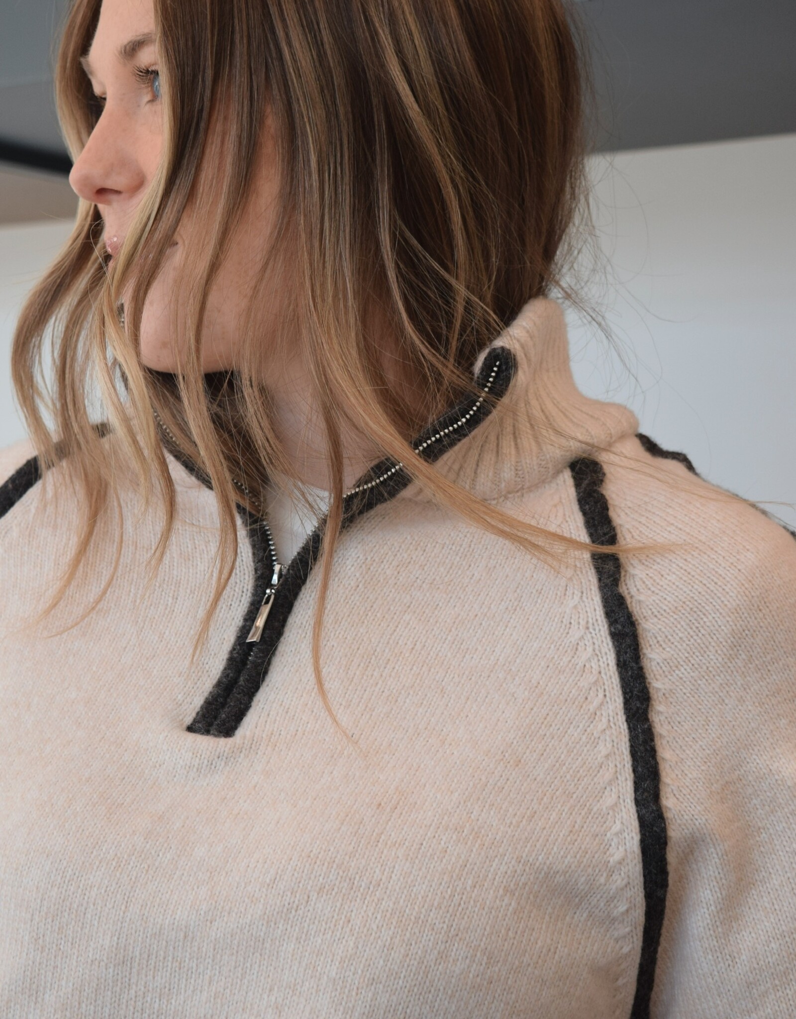 Z Supply Alps Half Zip Sweater