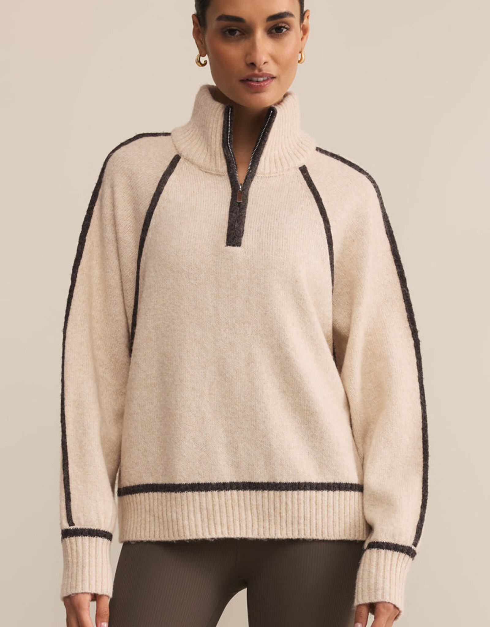 Z Supply Alps Half Zip Sweater