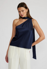 LucyParis Susan Tie Neck Top