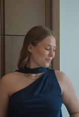 LucyParis Susan Tie Neck Top