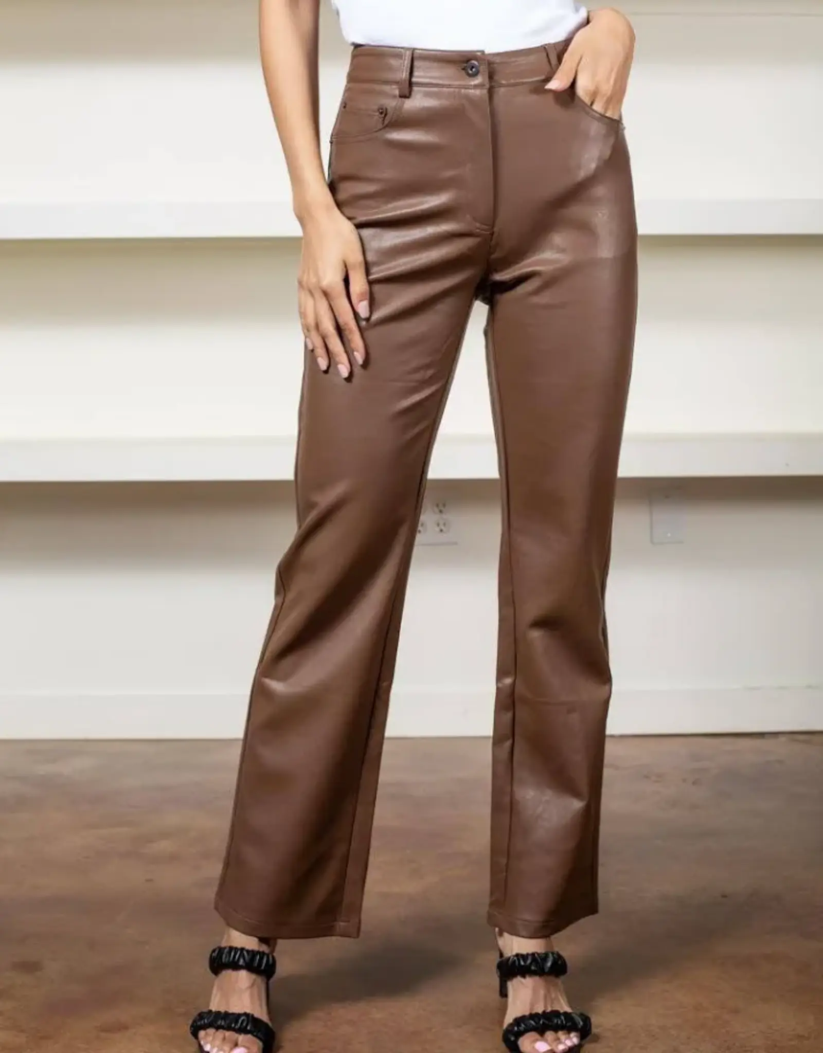 LucyParis Adler Faux Leather Pant