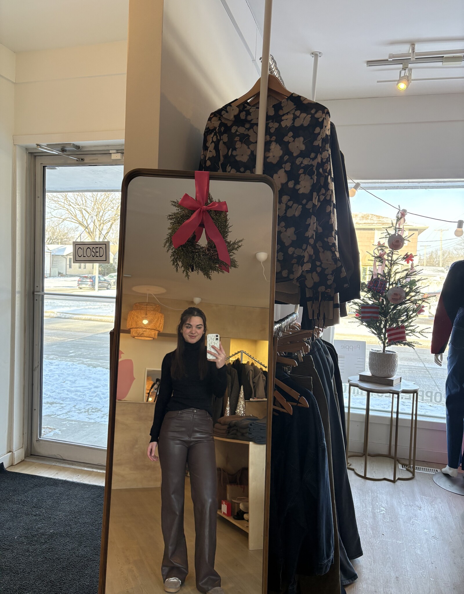 LucyParis Adler Faux Leather Pant