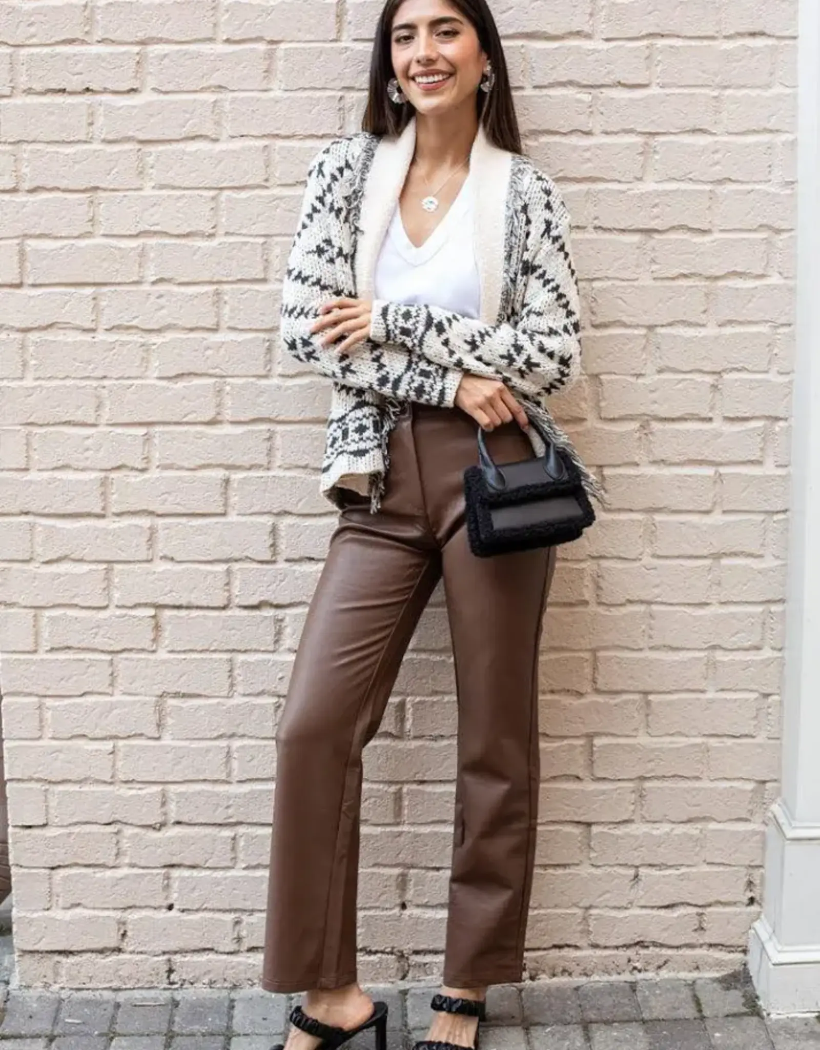 LucyParis Adler Faux Leather Pant