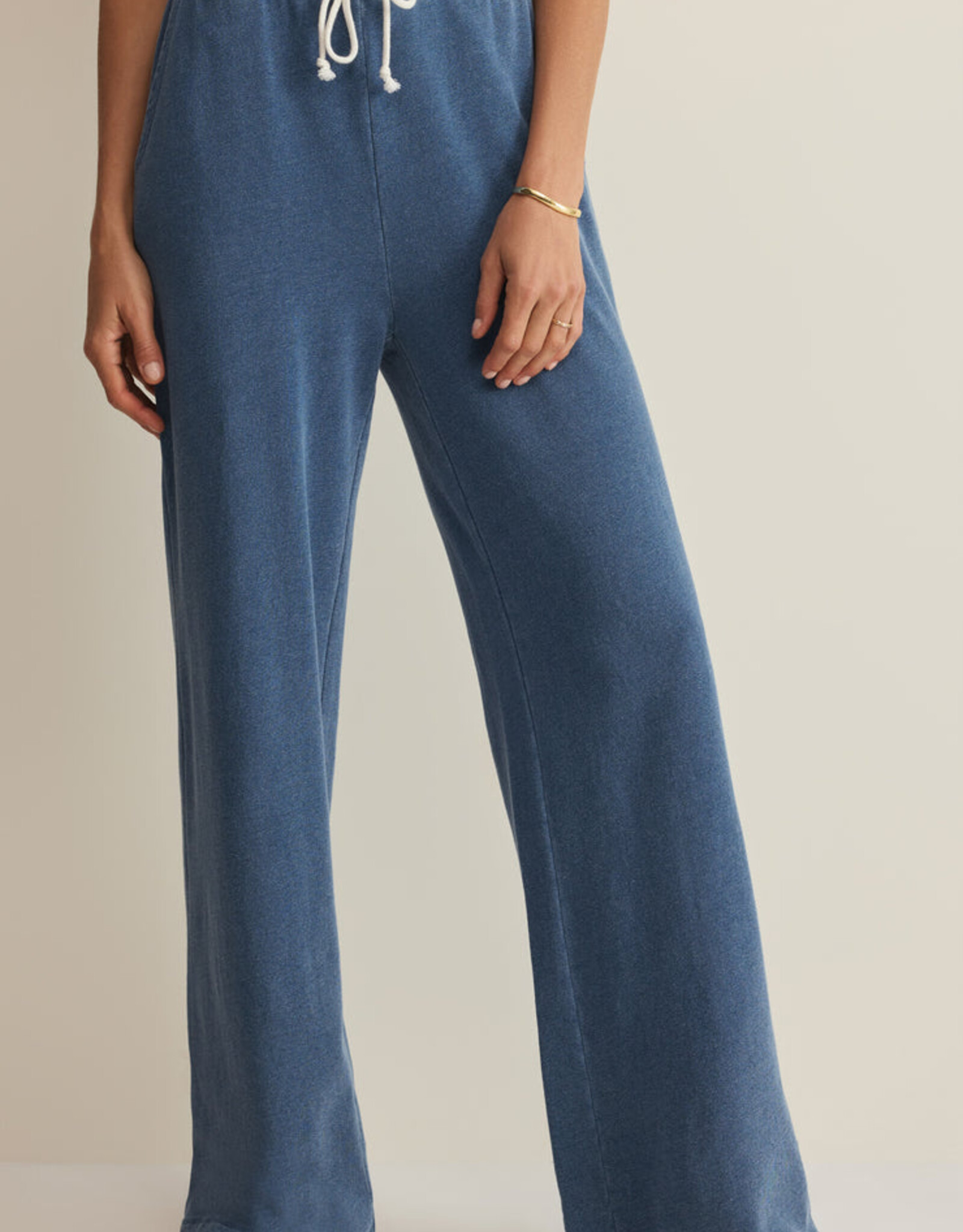 Z Supply Hunter Knit Pant Vintage Indigo