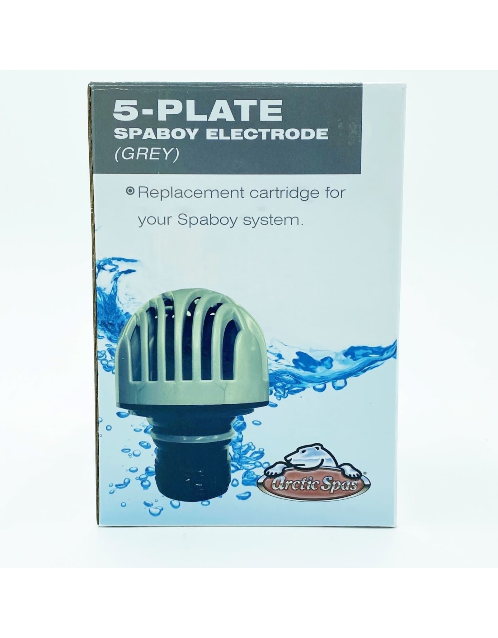 Arctic Spas SpaBoy Electrode Salt Cell Replacement Cartridge Grey 5 Plate