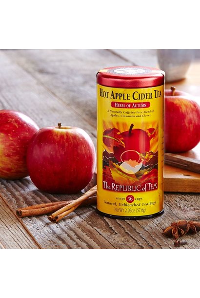 REPUBLIC OF TEA HOT APPLE CIDER HERBAL TEA