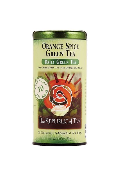 REPUBLIC OF TEA ORANGE SPICE GREEN TEA