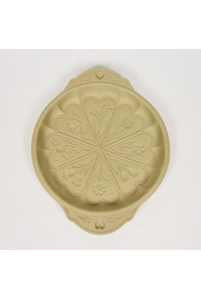 Scottish Shortbread 7 Inch Cookie Mold. Traditional Wood Thistle