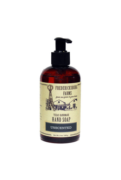 FREDERICKSBURG FARMS UNSCENTED HAND SOAP