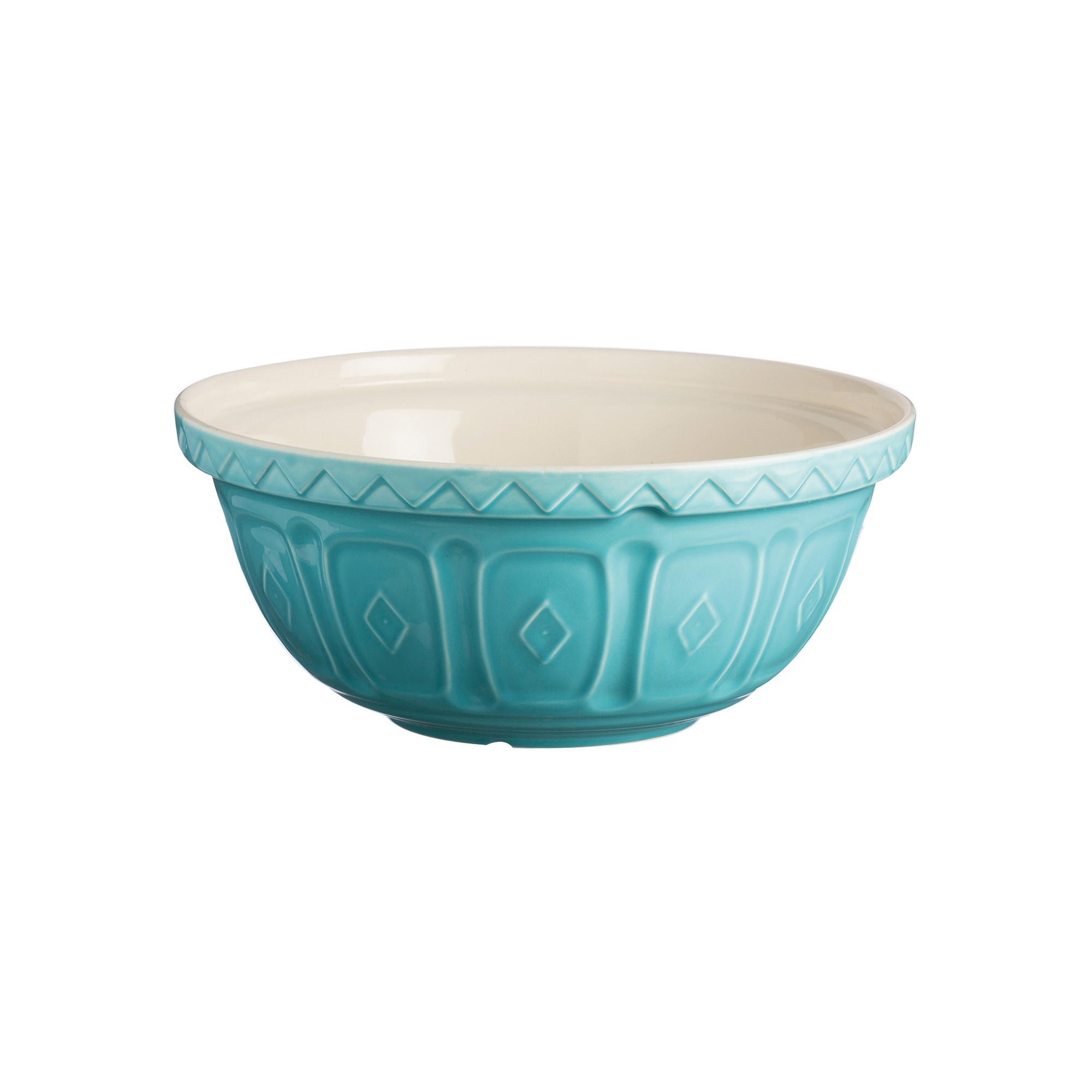 Large Mixing Bowl Beautiful Turquoise 11 Wide Bread 