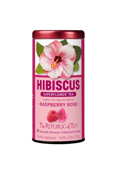 REPUBLIC OF TEA RASPBERRY ROSE HIBISCUS