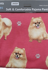 Apparel E & S Pets: Pomeranian Pajama Pants - Medium