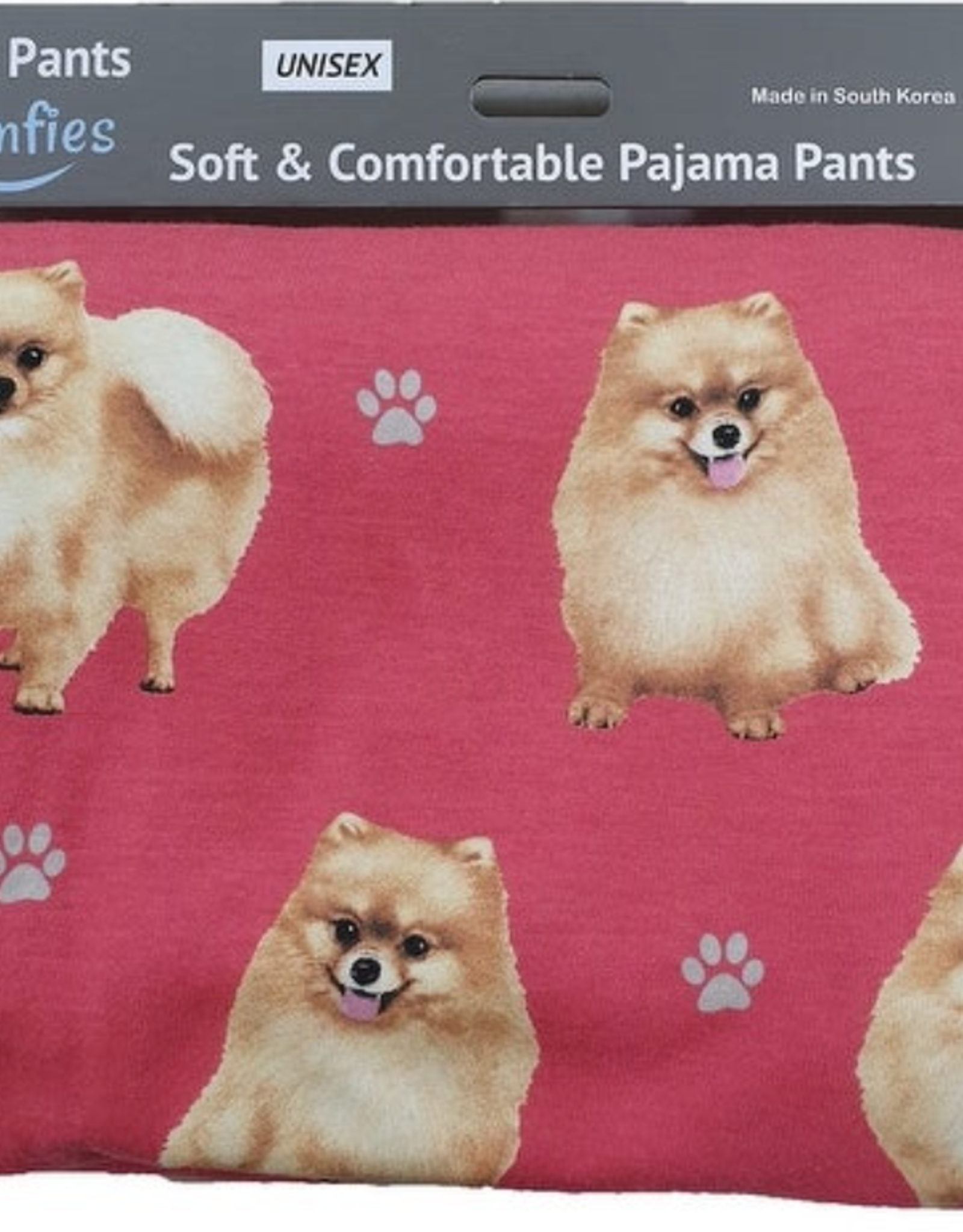 Apparel E & S Pets: Pomeranian Pajama Pants - Medium