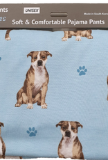 Apparel E & S Pets: Pit Bull Pajama Pants - Large