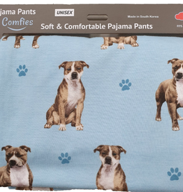 Apparel E & S Pets: Pit Bull Pajama Pants - Large