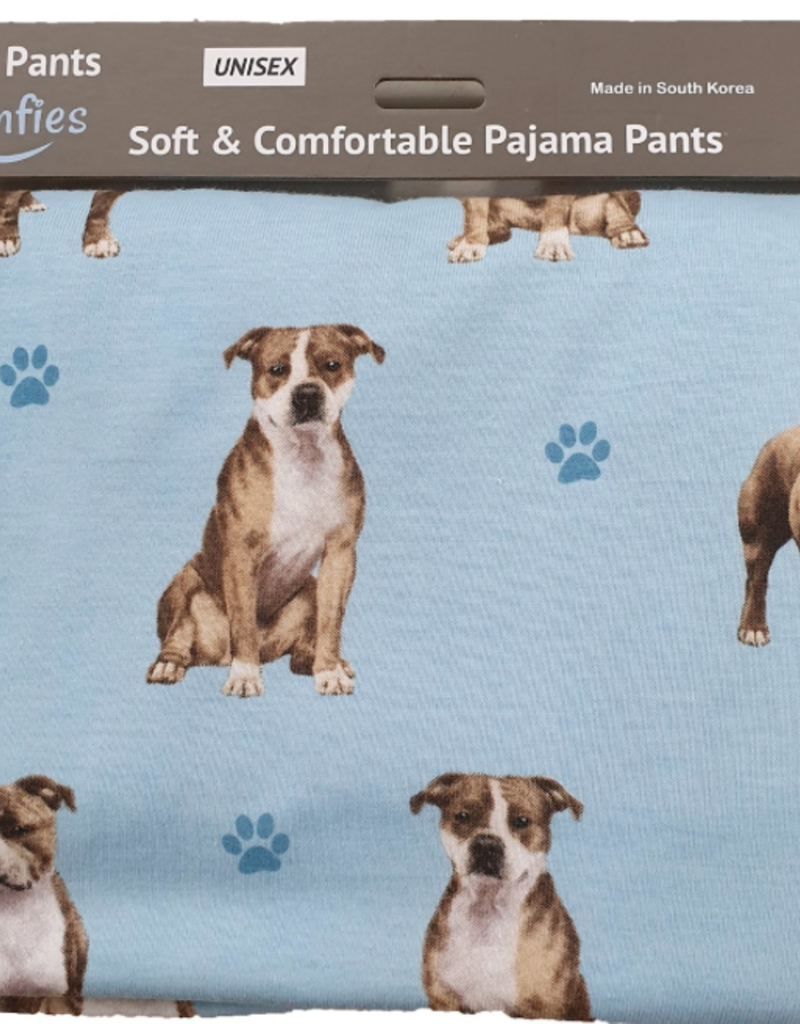 E & S Pets: Pit Bull Pajama Pants - XL