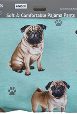 Apparel E & S Pets: Pug Pajama Pants - Large