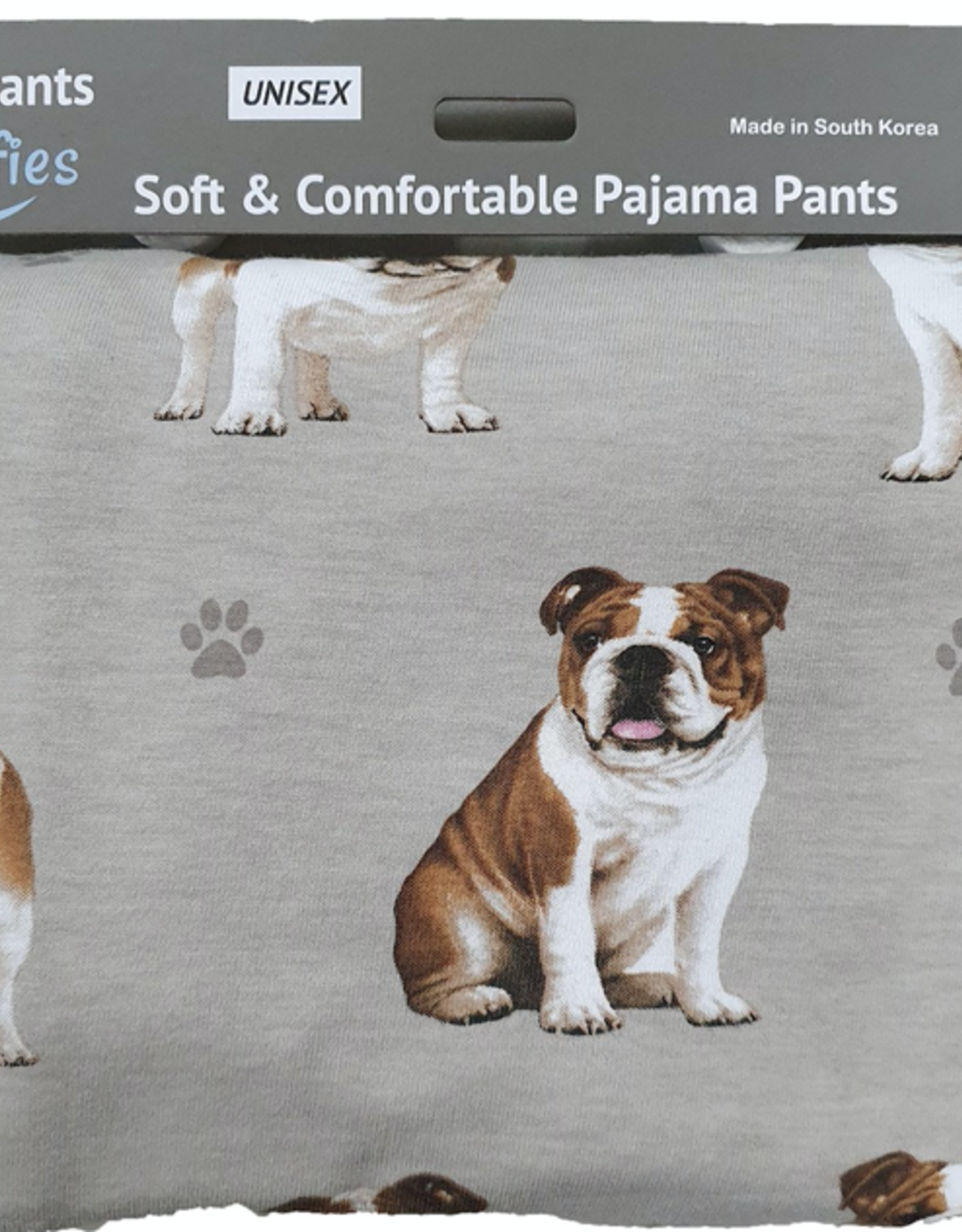 E & S Pets: Bulldog Pajama Pants - Large