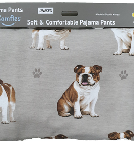 Apparel E & S Pets - Bulldog Pajama Pants - Large
