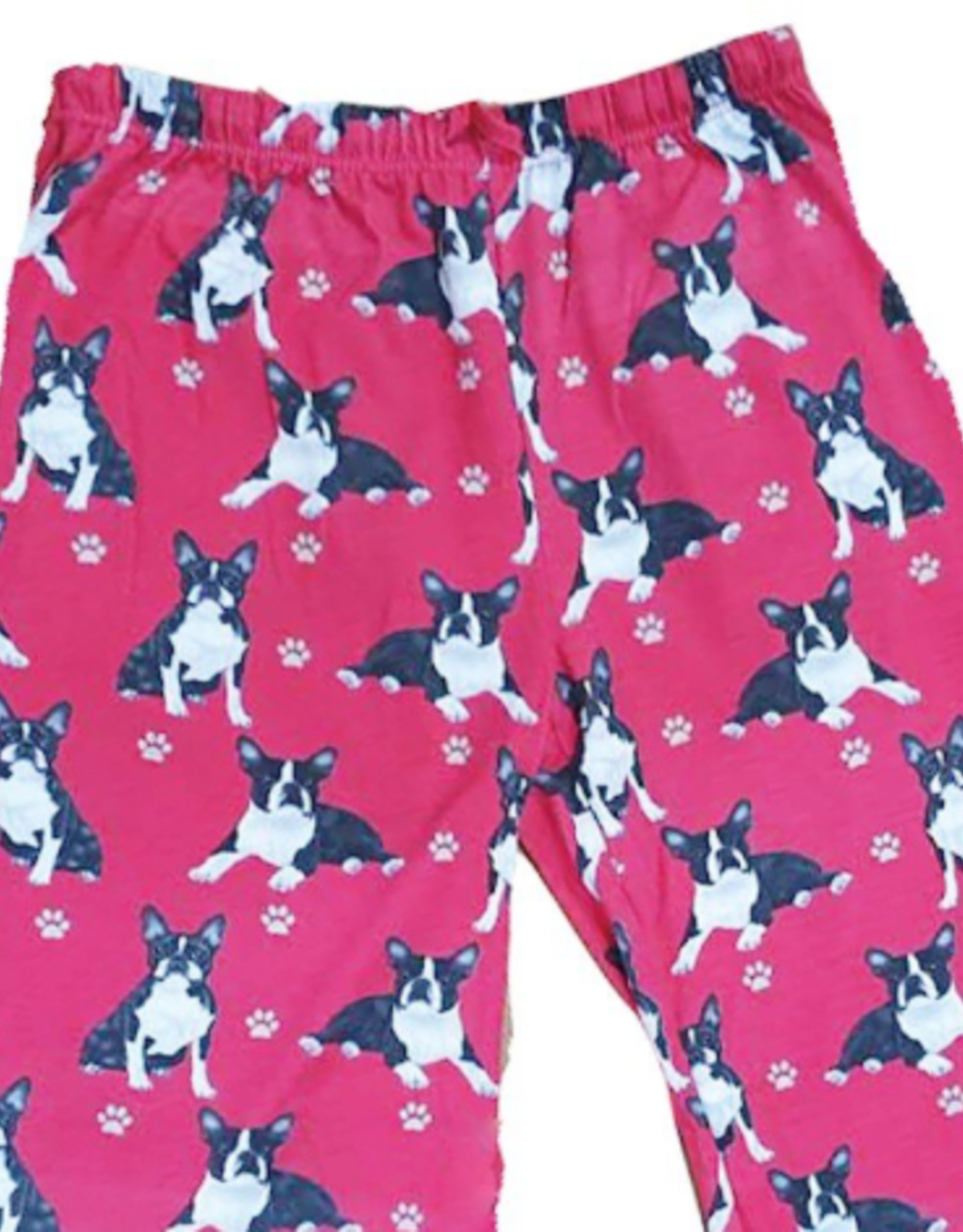 E & S Pets: Boston Terrier Pajama Pants - Large