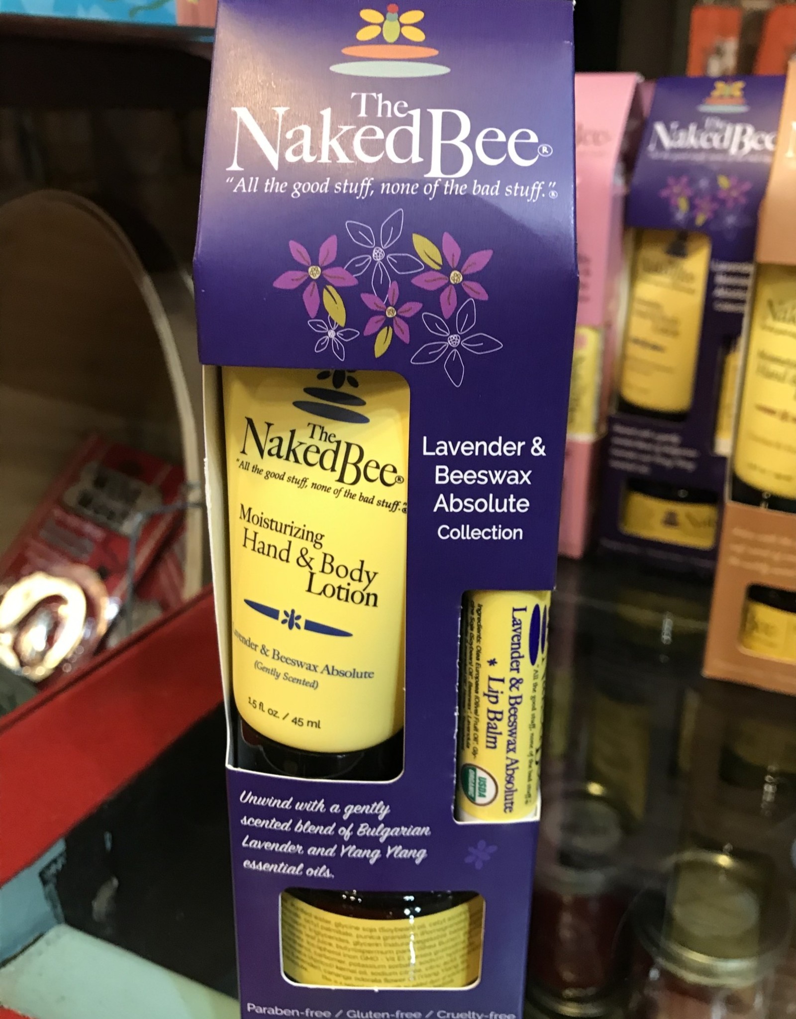 Naked Bee Gift Set - Lavender & Beeswax