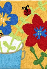 Home Goods Jellybean - Flower Pot & LadyBugs Rug