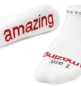 Apparel Bargain Barn - Notes to Self: I Am Amazing White/ Red - S