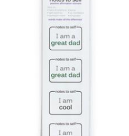 Accessories Notes to Self: I Am a Great Dad Stickers