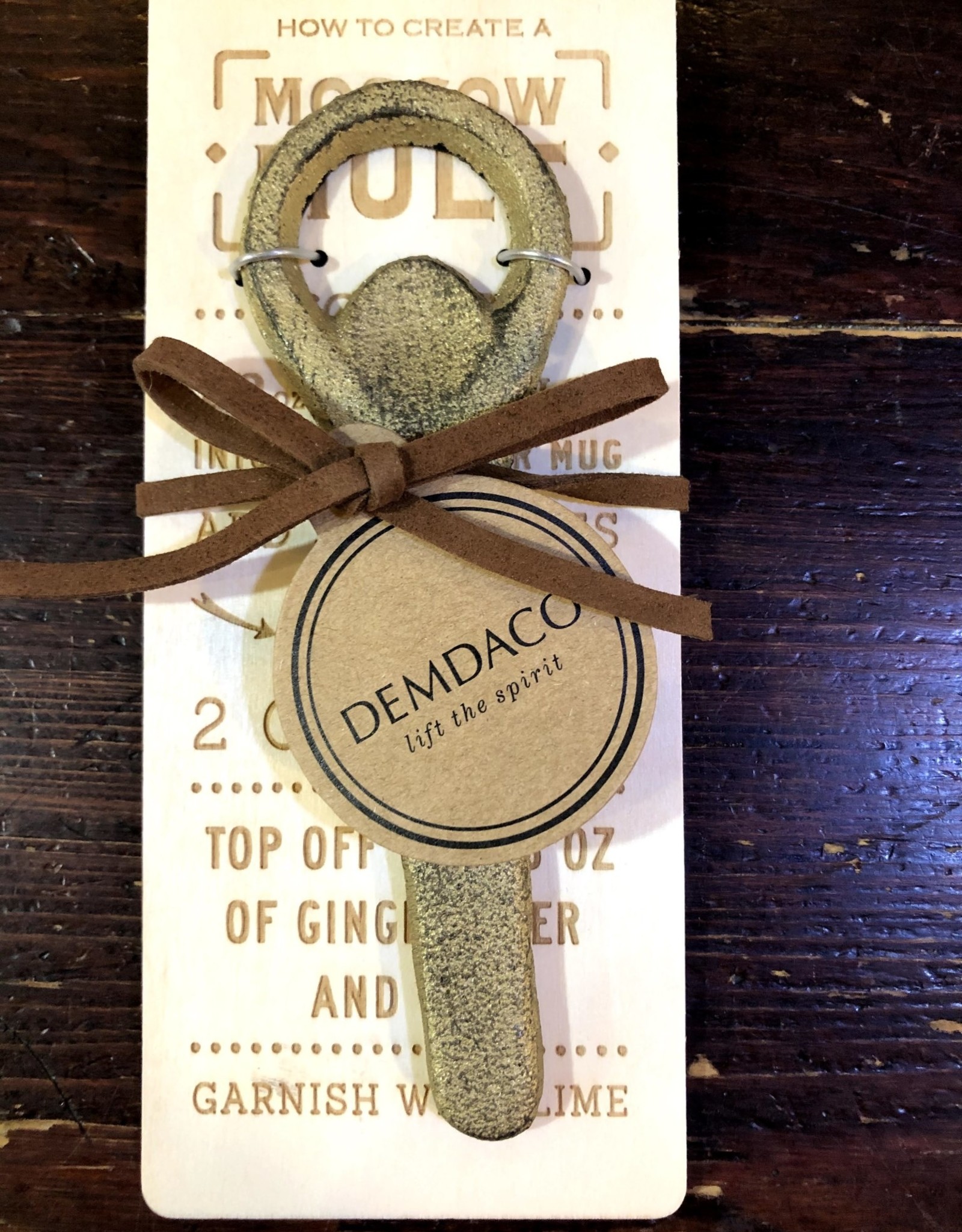 Kitchen Demdaco - Antiqued Brass Bottle Opener