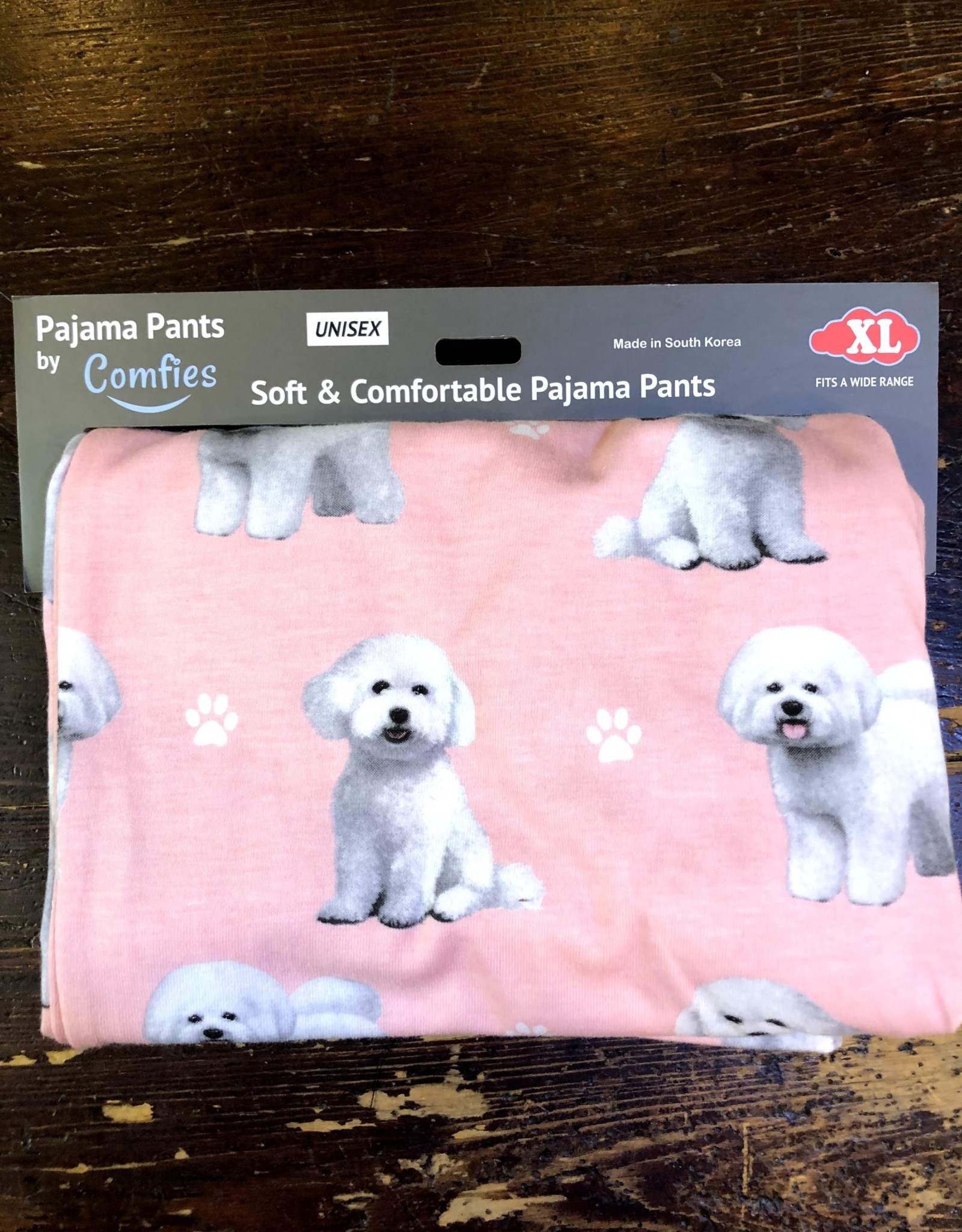 Apparel E & S Pets - Bichon Frise Pajama Pants -  XL