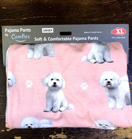 Apparel E & S Pets - Bichon Frise Pajama Pants -  XL