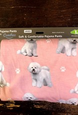 Apparel E & S Pets - Bichon Frise Pajama Pants - Large