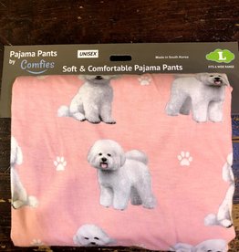 E & S Pets: Bichon Frise Pajama Pants - Large