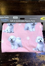 Apparel E & S Pets - Bichon Frise Pajama Pants - Medium